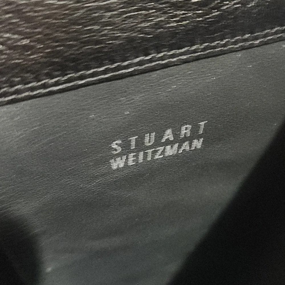 Stuart Weitzman 5050 Over The Knee Leather Boot Black Iconic Stretchy Luxury 8.5